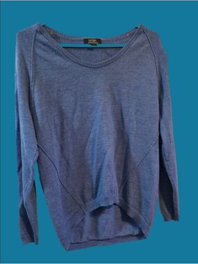 4/$67 Deal! Lord & Taylor Wool Blue Crewneck Sweater